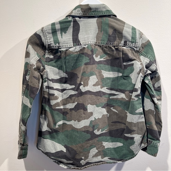 J CREW Camouflage Utility Jacket PXXS Camo Green - Picture 6 of 8